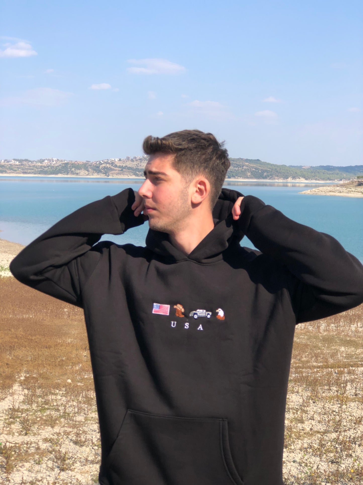 Amerika Tasarımlı Sweatshirt